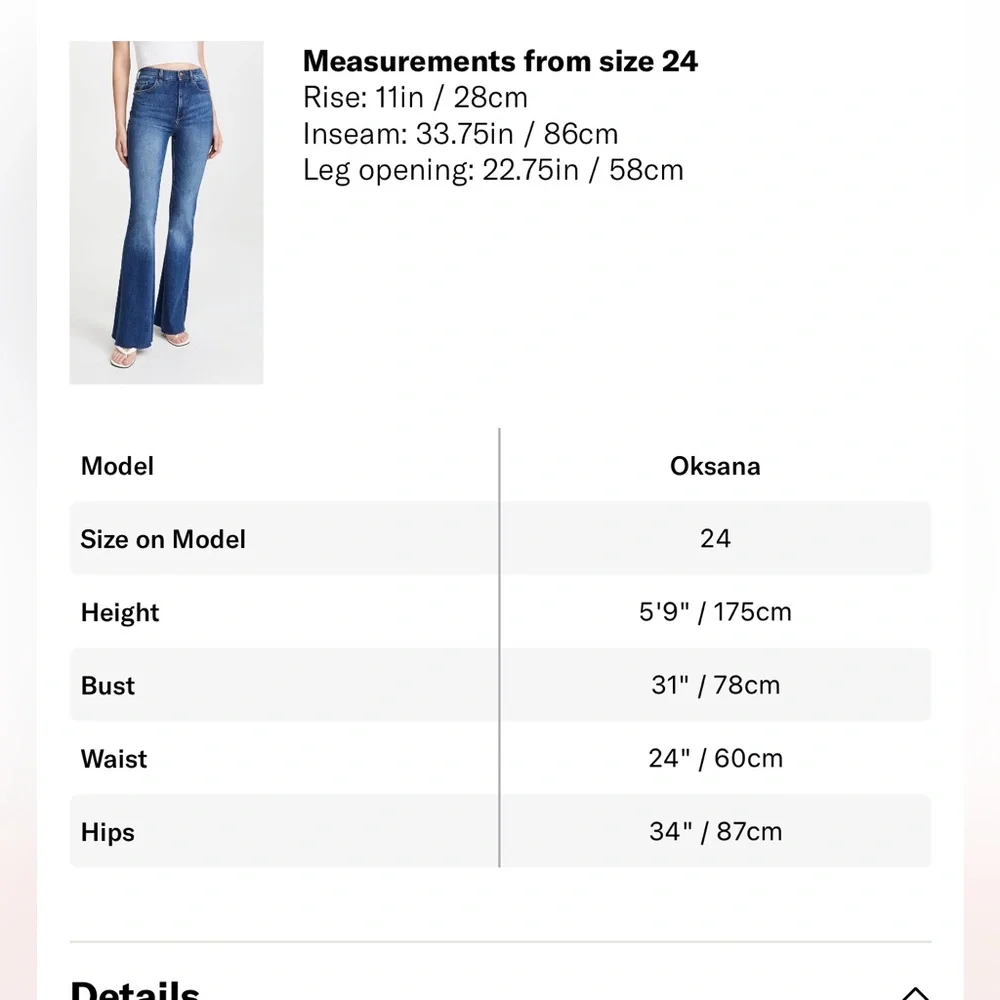 DL 1961 Rachel High Rise Flare (29) - Picture 5 of 8